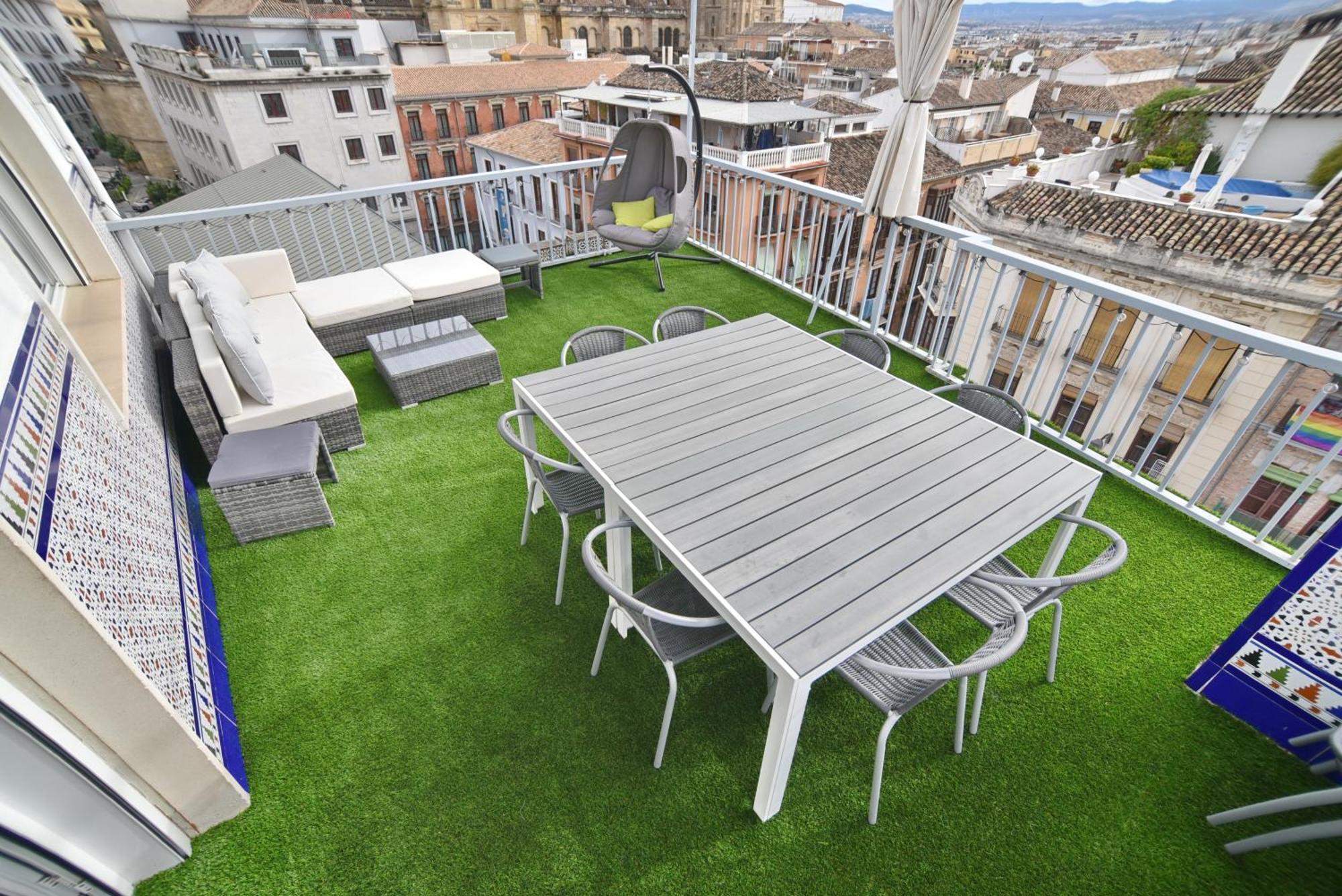Ferienwohnung Atico Panorama Catedral Granada Exterior foto
