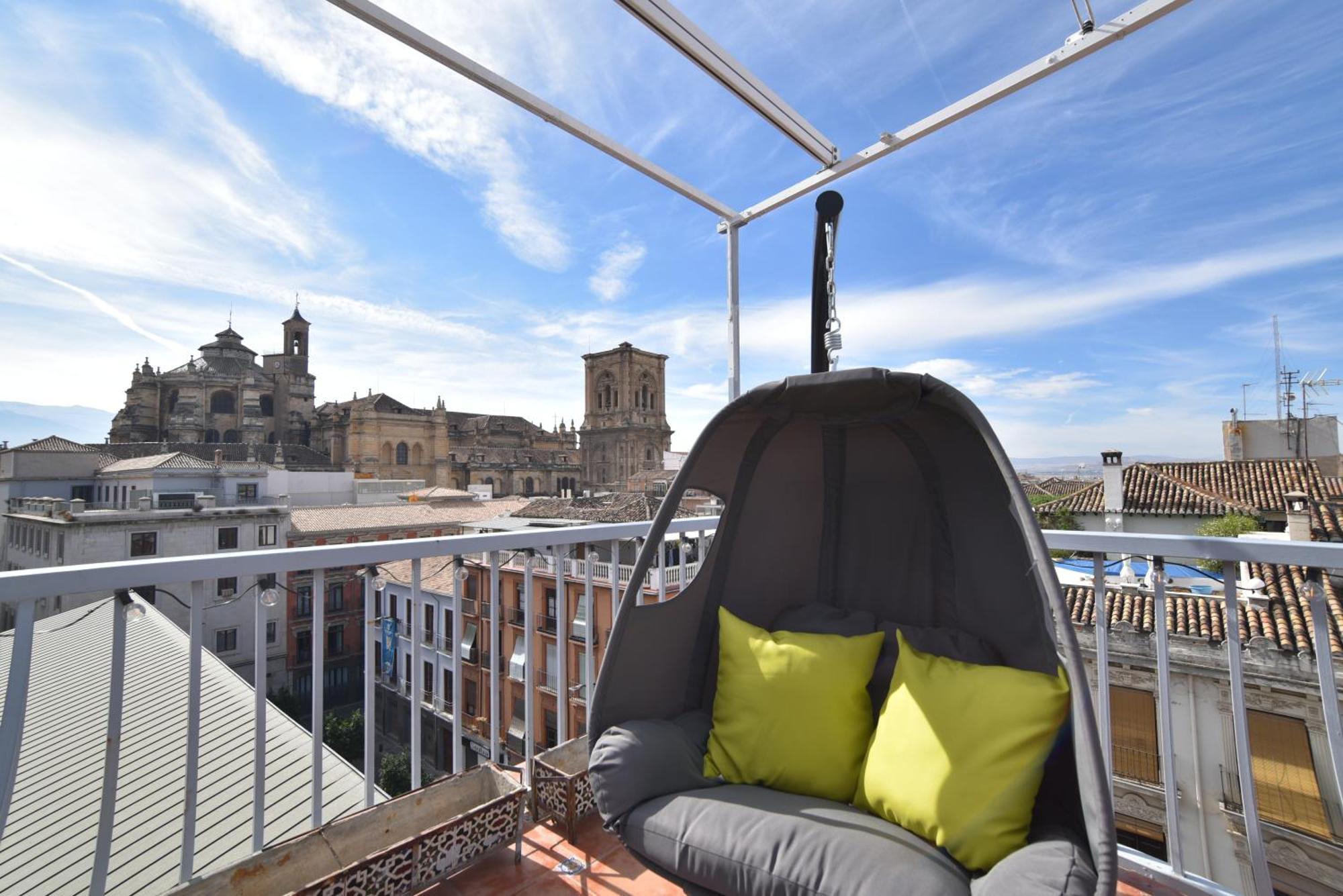 Ferienwohnung Atico Panorama Catedral Granada Exterior foto