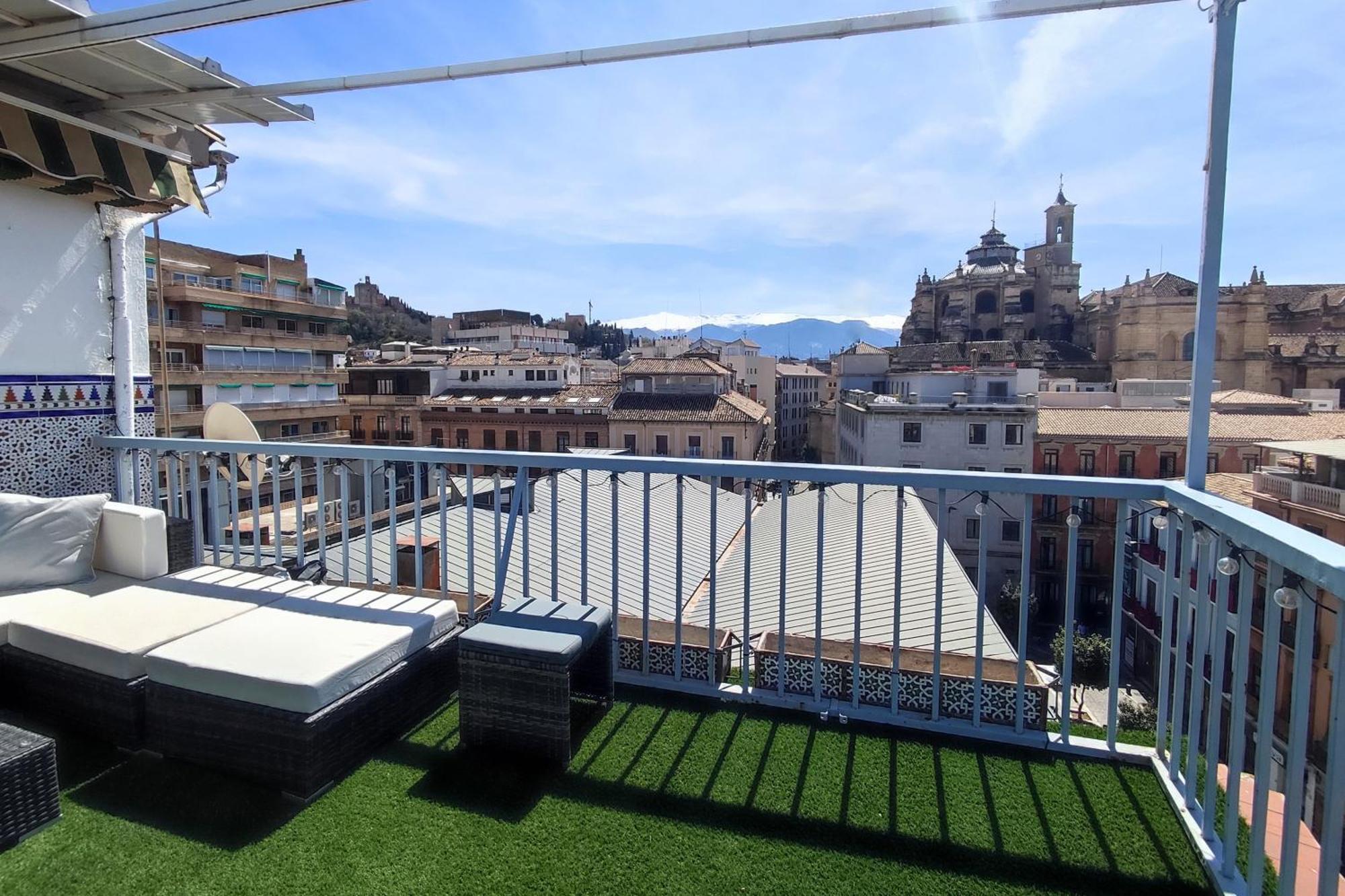 Ferienwohnung Atico Panorama Catedral Granada Exterior foto